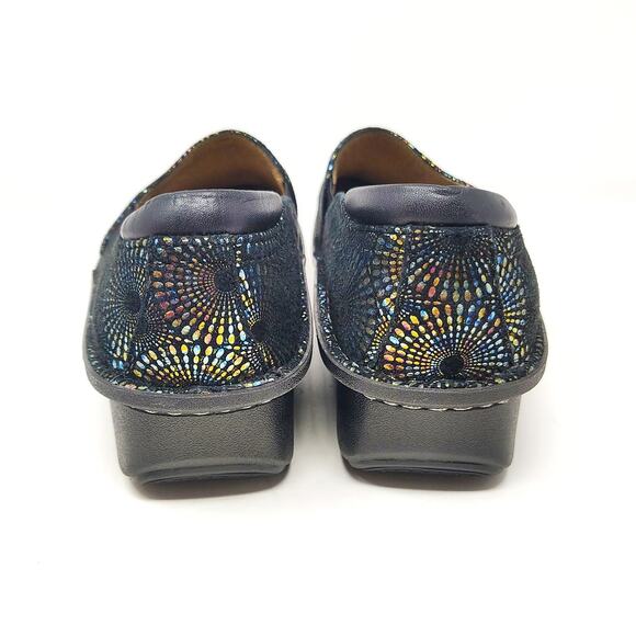 Alegria Shoes Womens 9 Debra Clogs Slip On Rainbow Geometric 39 - Picture 7 of 10